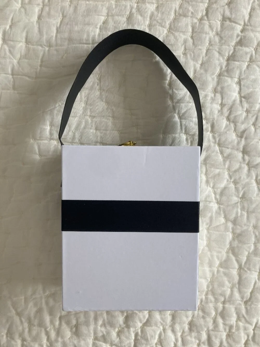 Walmart Empty Storage Gift Box with Handle and Decorative Bow
